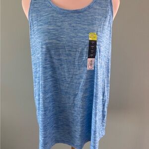 Tek Gear Relaxed Blue Sleeveless Tank Top